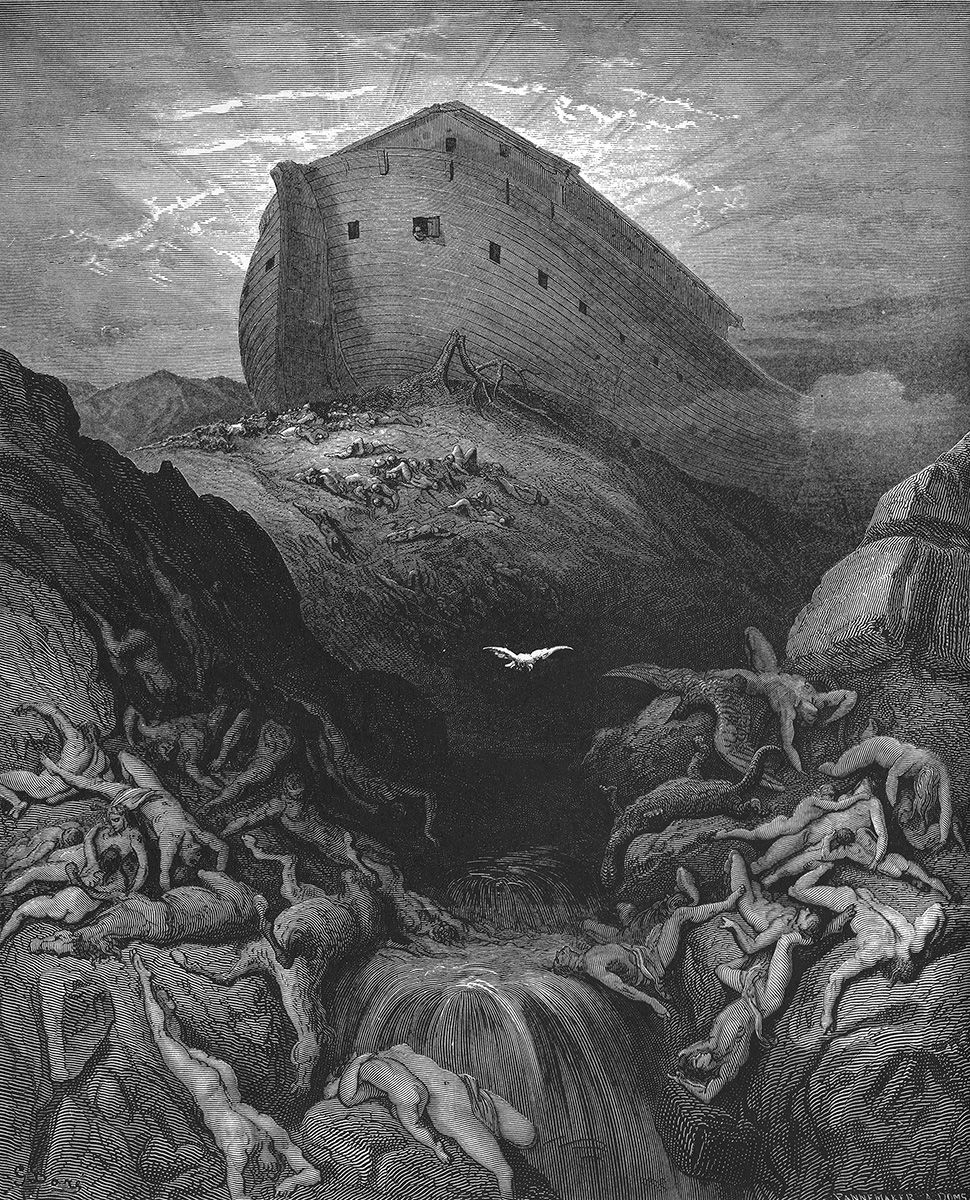 Die Aussendung der Taube (Arche Noah) 1 Mos 11,4